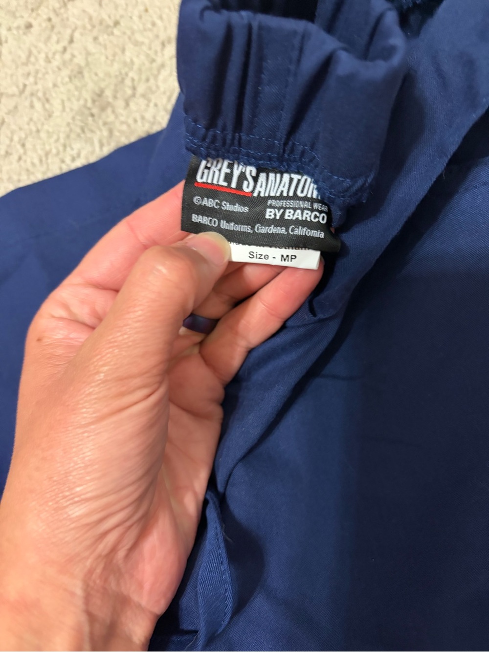 Barco Uniforms Navy Medical Scrub Pants - Picture 2 of 4